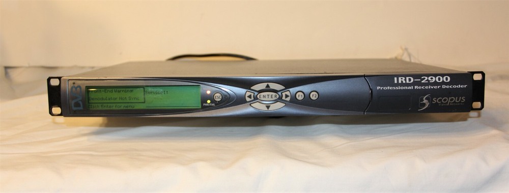 SCOPUS IRD-2960 Professional MPEG-DVB ATSC Integrated Receiver Decoder