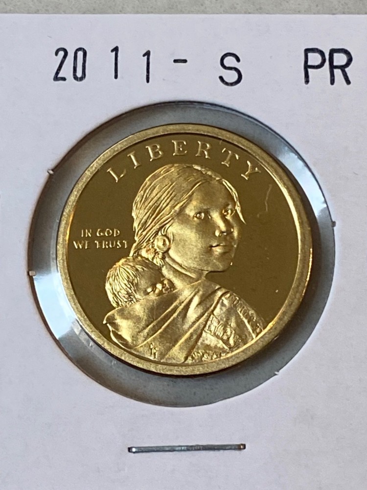 2011 S GEM PROOF Sacagawea Dollar