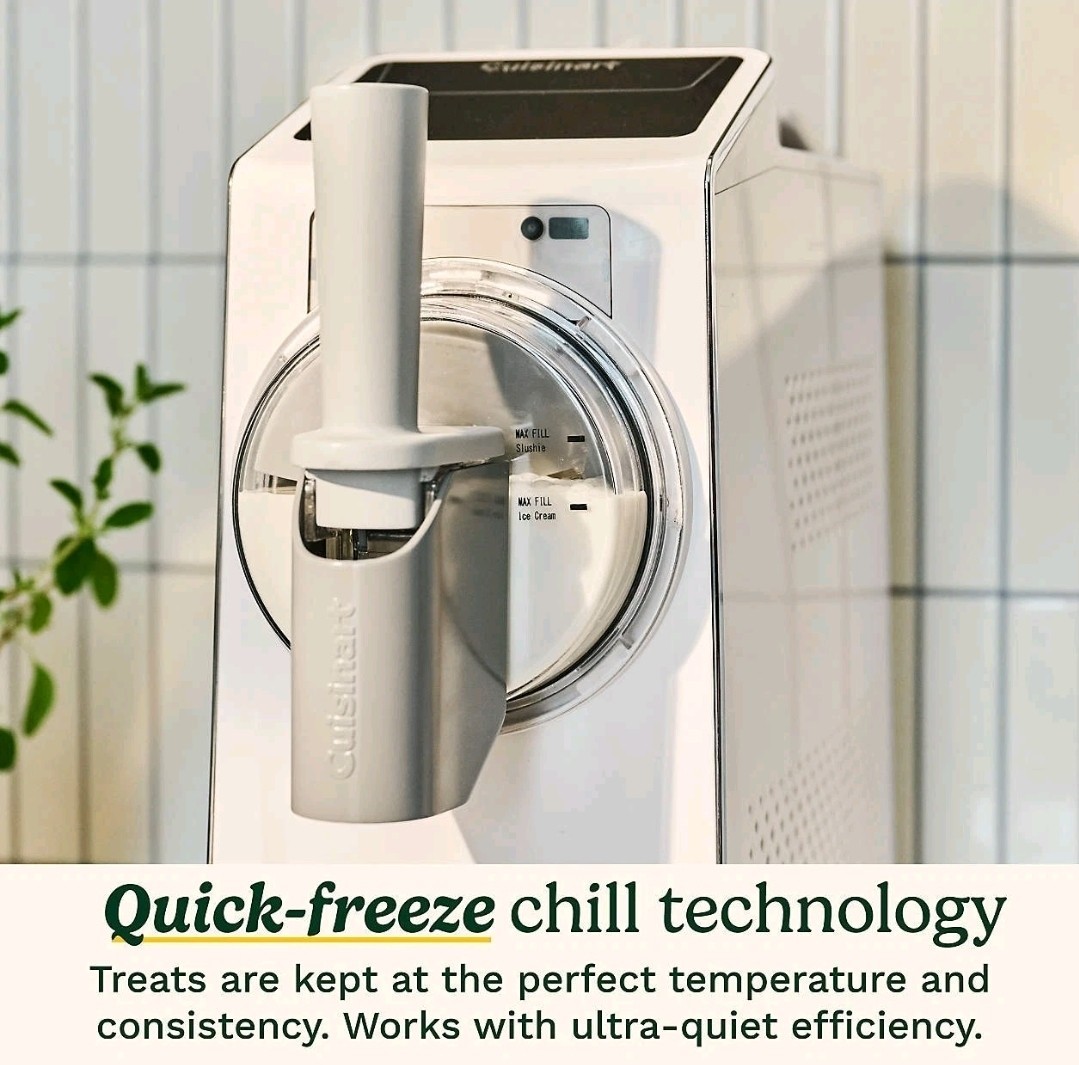 Cuisinart Slushy & Soft-Serve Ice Cream Machine Multi-Function 6-in-1 Ice-200