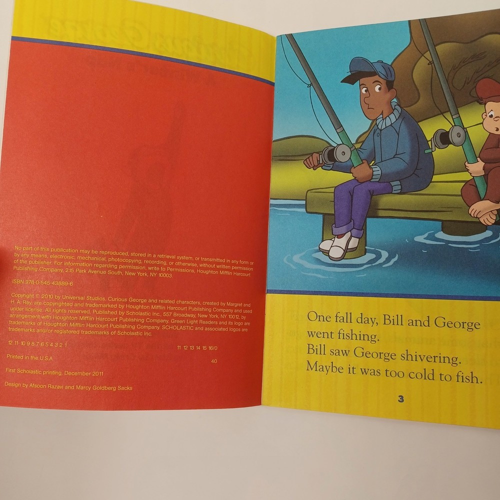 Curious George A Winters Nap Level 1 Scholastic Reader Book