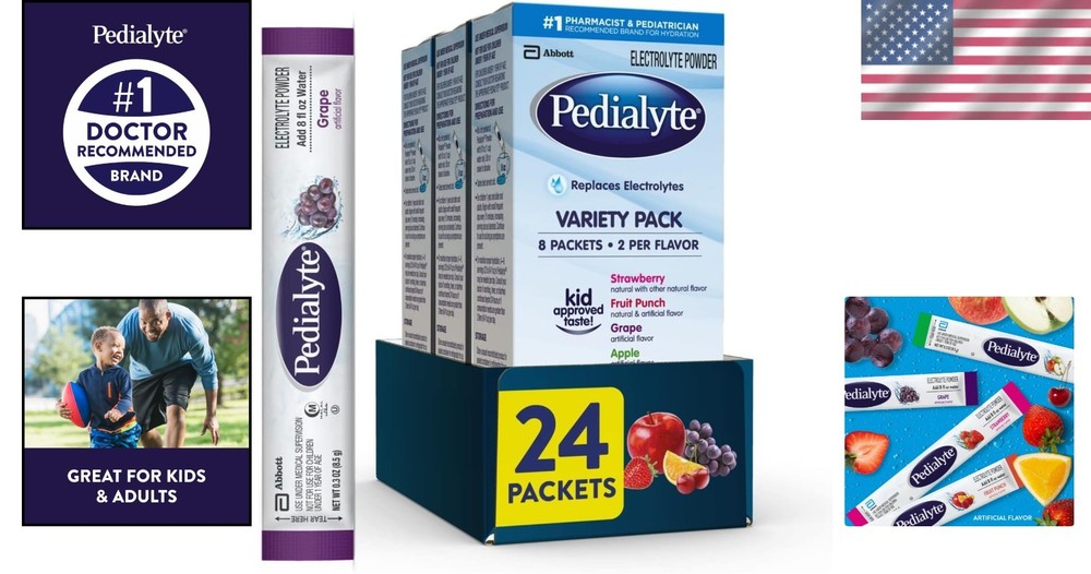 Electrolyte Powder Variety Pack - 24 Packets