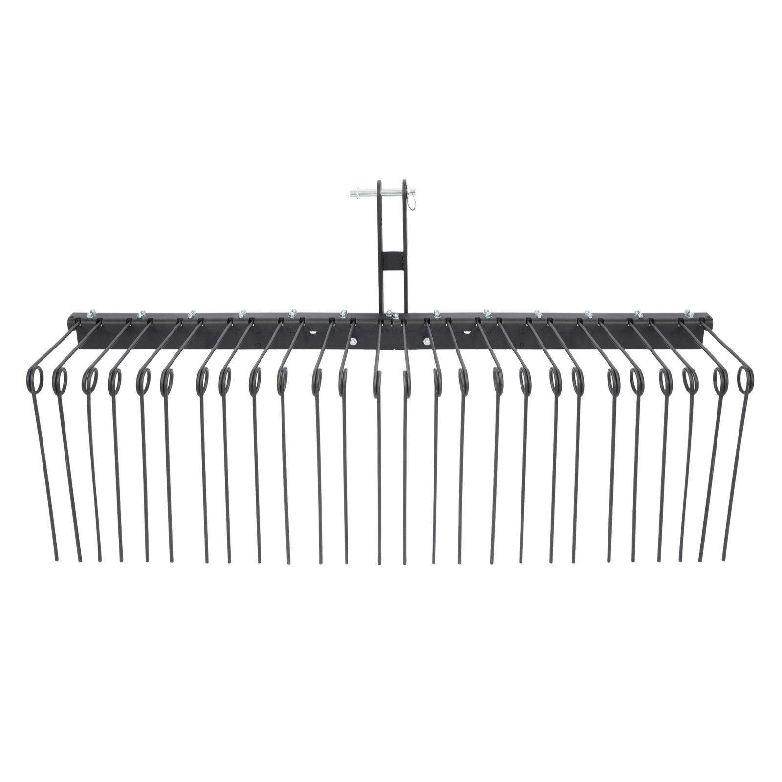 3 Point 60" Tow behind Landscape Rake Lawn Dethatcher Rakes For Cat 0&1 Tractor
