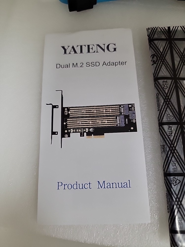 YATENG Dual M.2 SSD Adapter