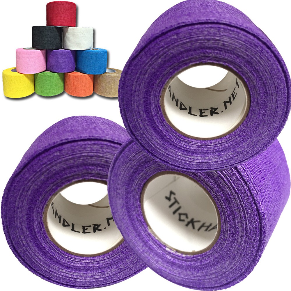 STICK HANDLER  Professional Drum Stick Grip Tape Pro Pack (Purple | Three Pack)