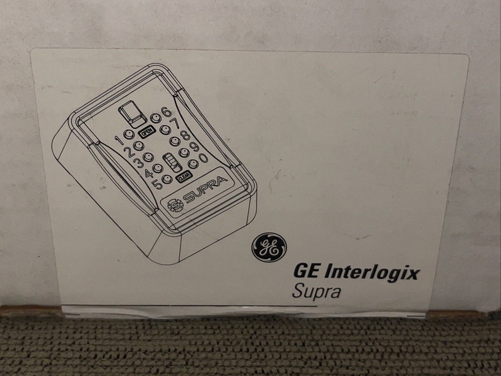GE Interlogix Supra S7 Pushbutton Combination Key Box SEALED Holds Multiple Keys