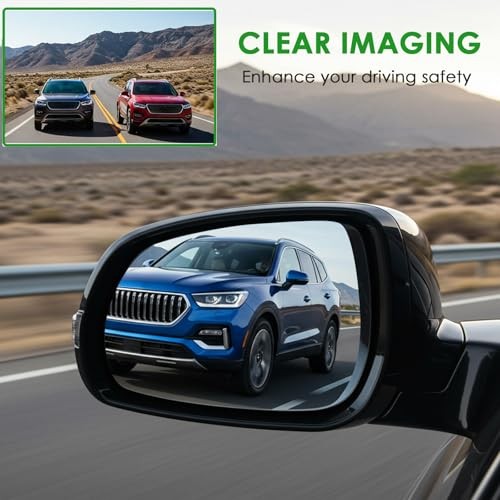 Passenger Side Replacement Mirror Glass - Compatible with Passenger Right Side