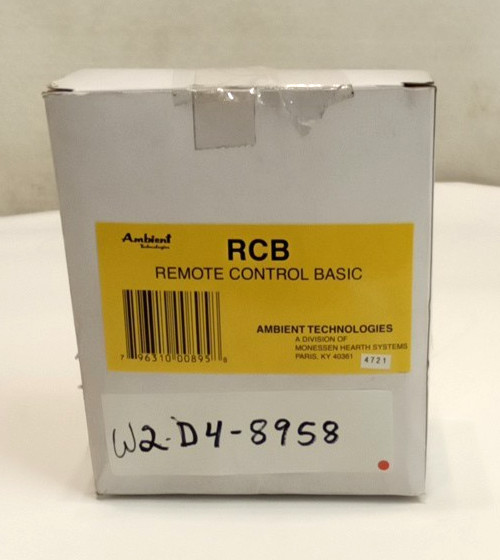 Ambient RCB Basic On/Off Fireplace Remote Control Transmitter/Receiver Black