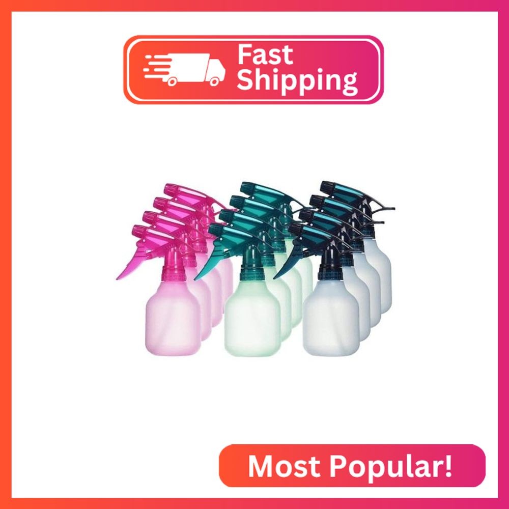 Prime ProEmpty spray bottles assorted colors (12)