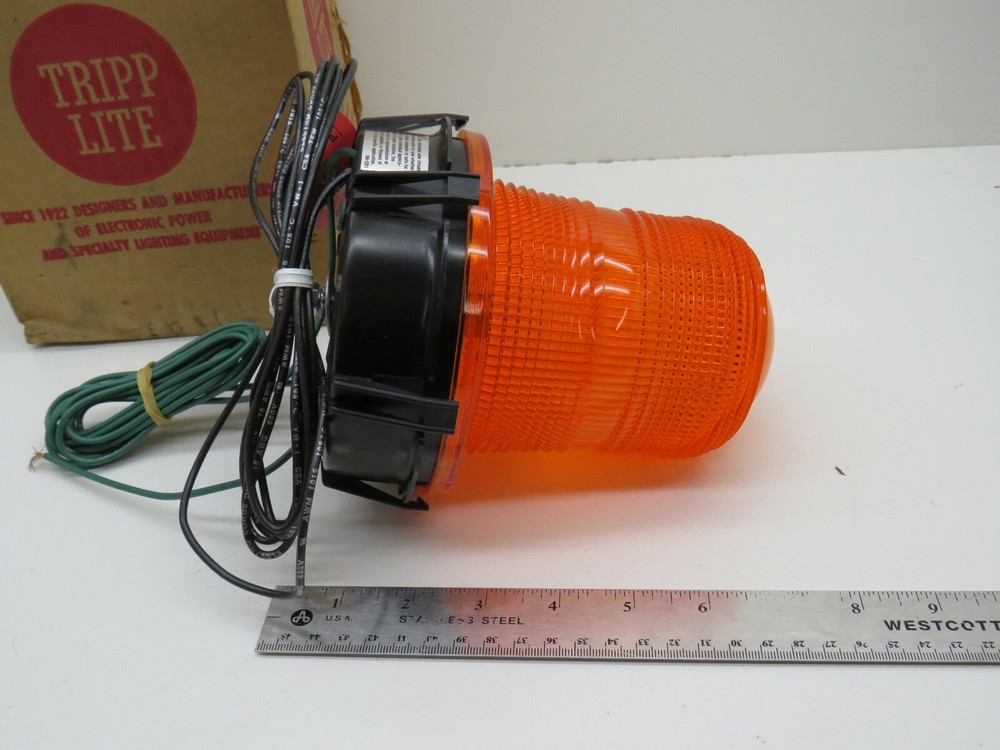 Tripp-Lite FF-LP Amber Strobe Warning Light Beacon 12VDC