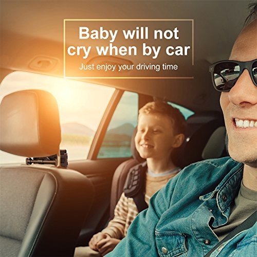 Car Headrest Mount Compatible with Switch 2 Model 2025/ Swith Black