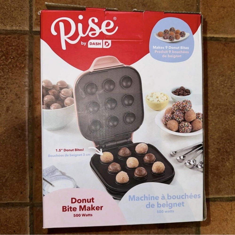 Dash Rise Donut Bite Maker - New Open Box
