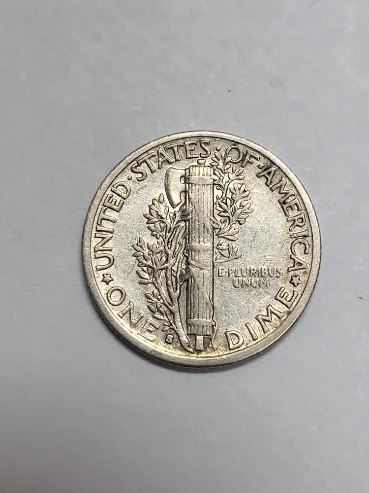 1939 S Mercury Dime