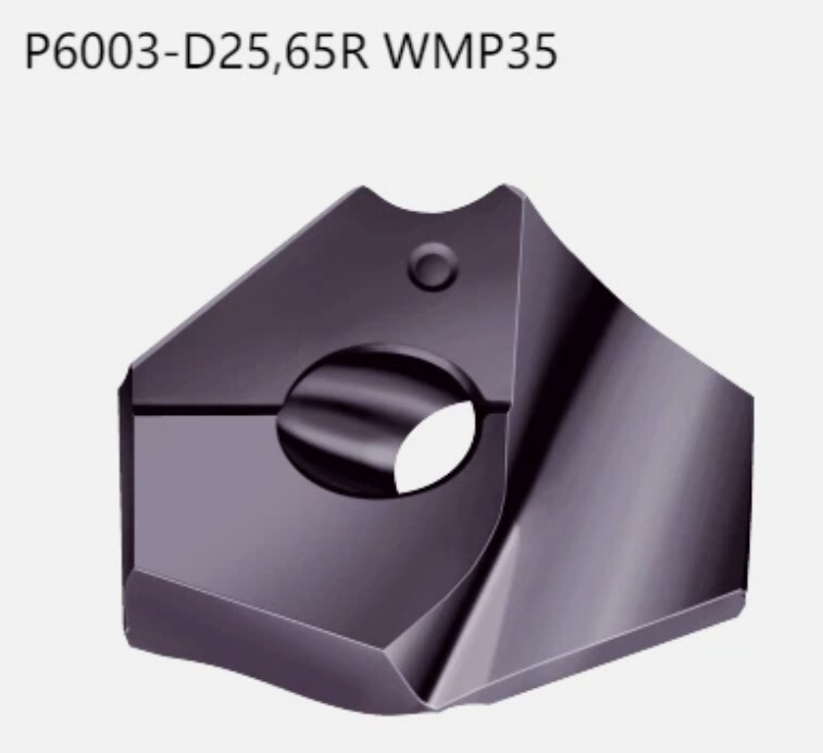 1 PCS  ORIGINAL  INSERTS       P6003-D25,65R WMP35