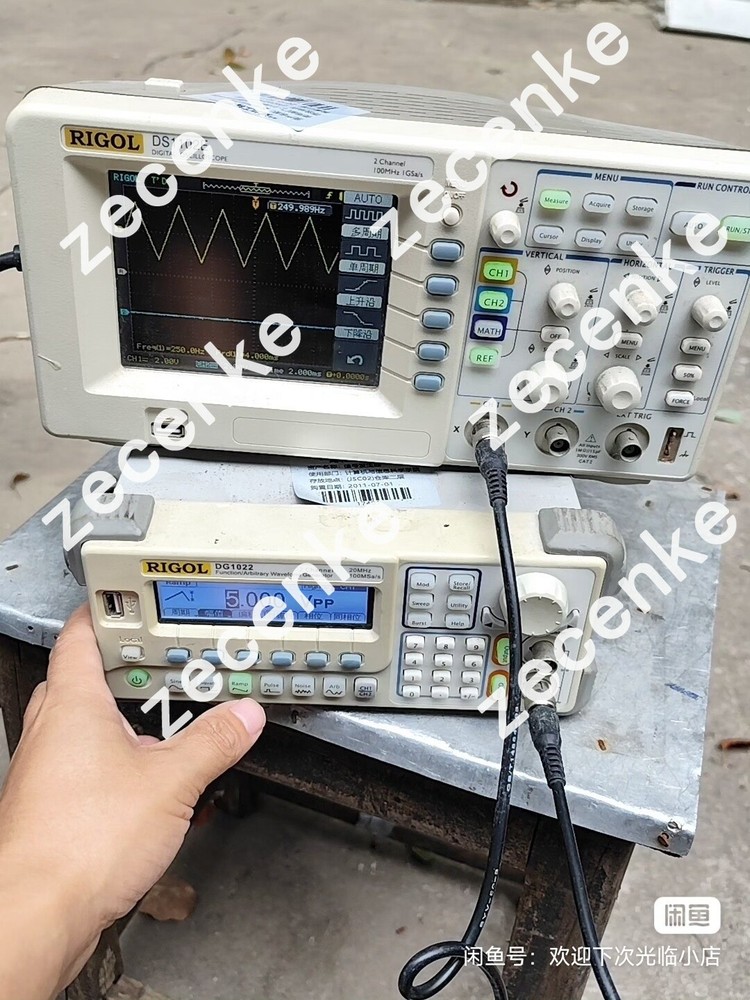 1PCS RIGOL DG1022 Arbitrary Waveform Function Generator AWG 25MHZ 2 output