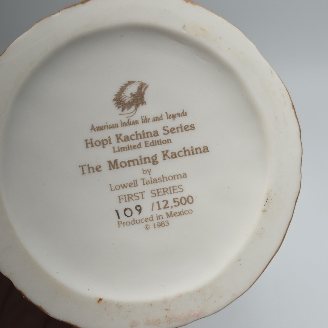 Hopi Kachina Series Limited Edition The Morning Kachina #109/12,500 Vintage