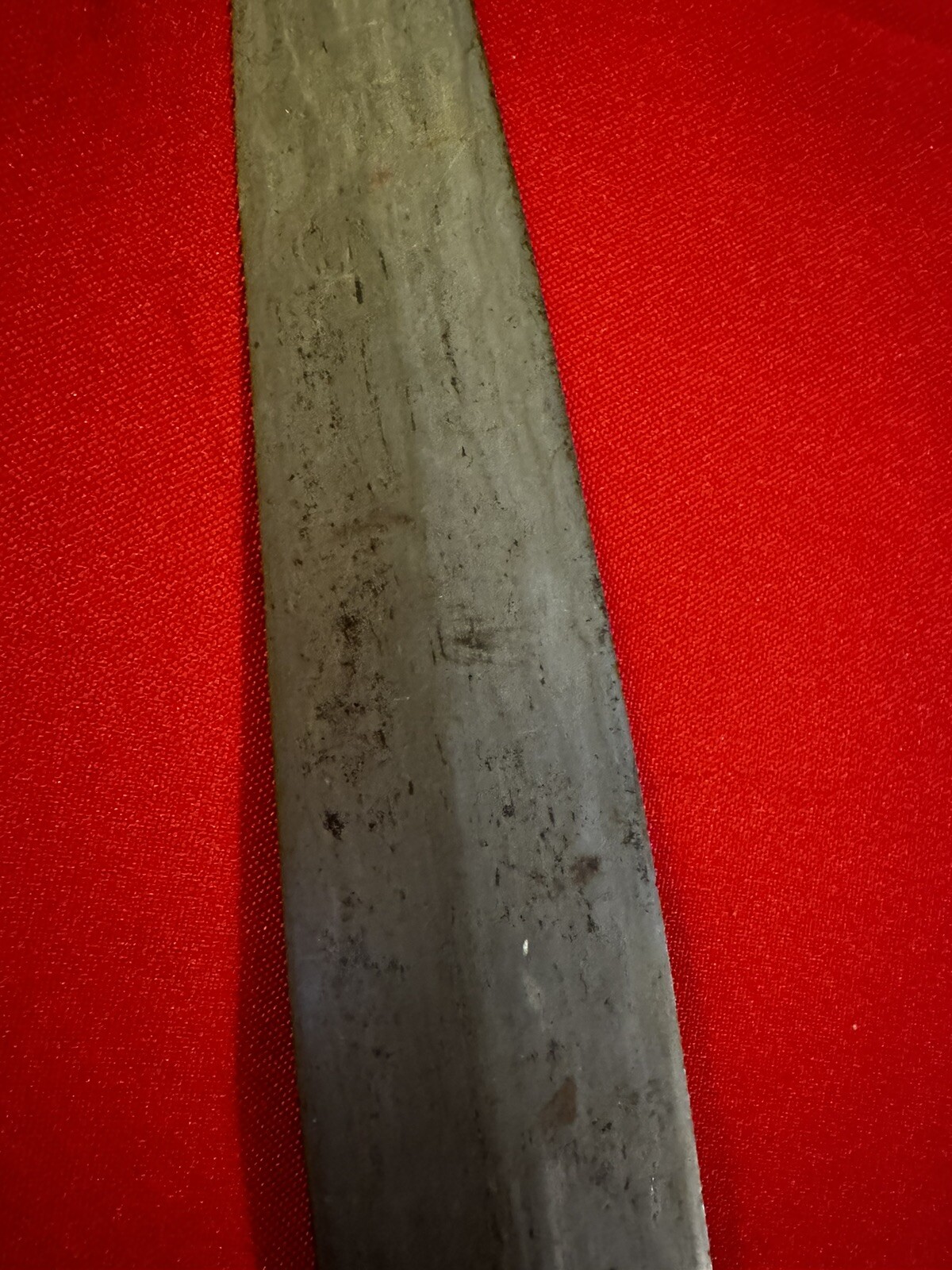 Antique19thC. S.E.Asia-Damascus BUDIAK-HandForged Laminated Spear Head-REED Haft