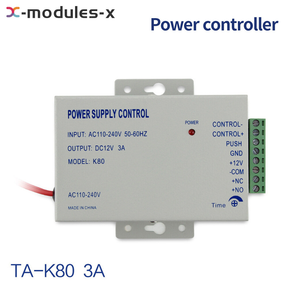 12V 3A Door Access Control Power Supply Controller Power Box For Intercom System