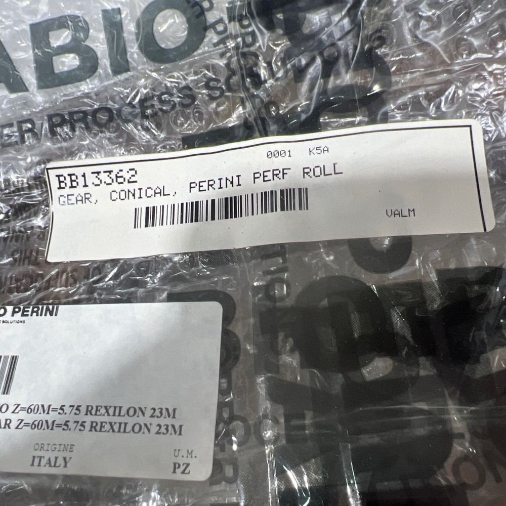 FABIO PERINI 100653 Gear Nos Surplus