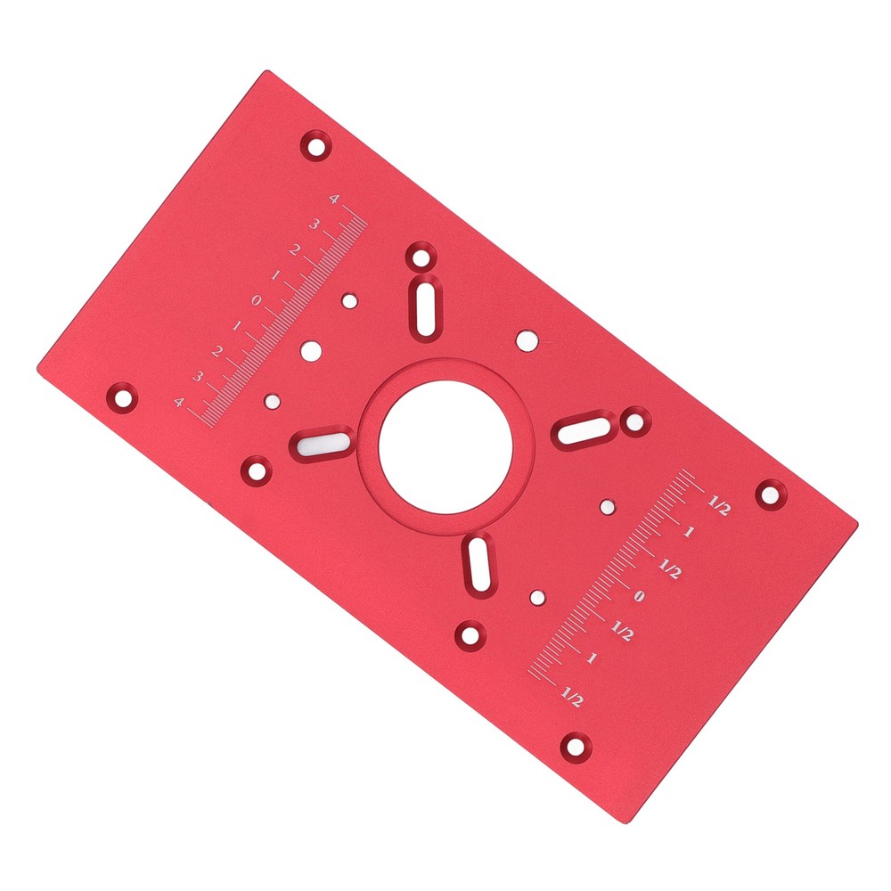 Router Table Insert Plate Lift System Base Board Accessory For Woodworking Red