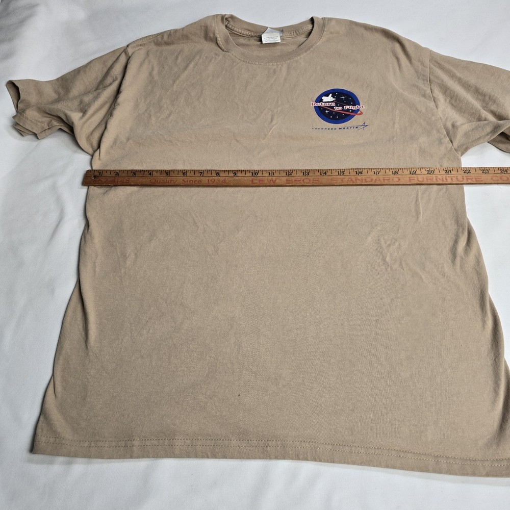 Lockheed Martin Return To Flight Space Shuttle Tshirt Michoud Mens Large Tee