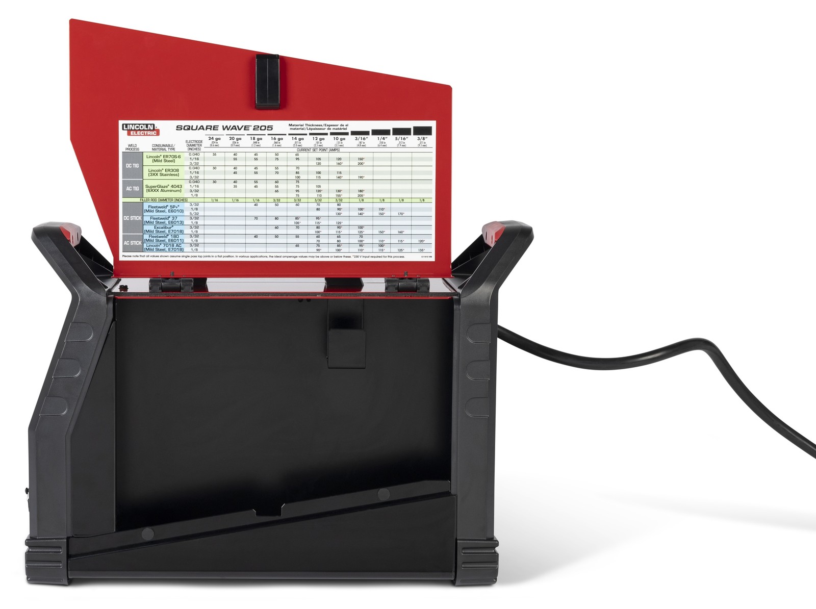 Lincoln Square Wave TIG 205 AC/DC TIG & Stick Welder K5613-1