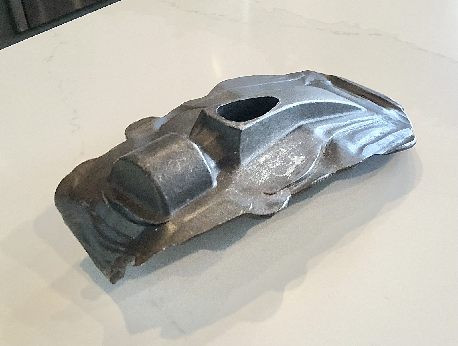 1920s Metal Hammer Forging, Antique Tool Claw Hammer Head, Forged Mold RARE