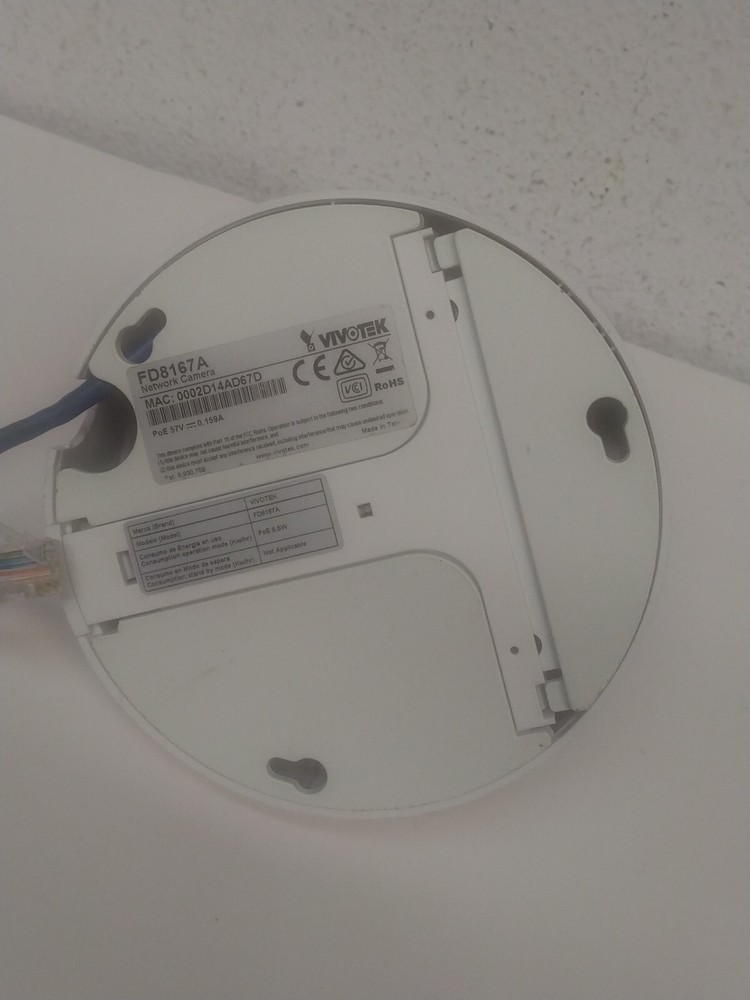 VIVOTEK FD8167A NRTWORK CAMERA POE ( READ )