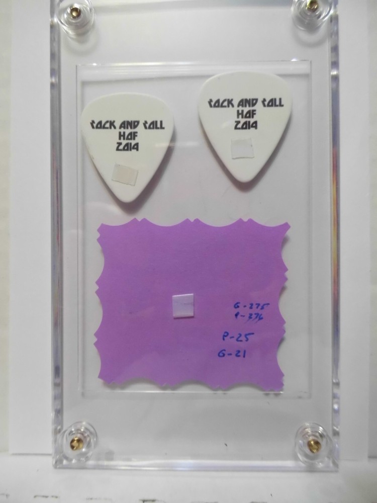 KISS "PAUL/GENE" 2TOUR GUITAR PICKS IN CASE~2014~READ DESCRIPTION #80