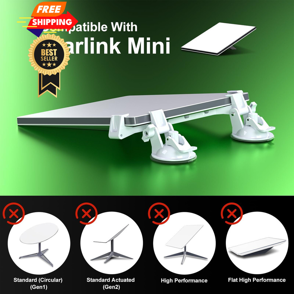 for Starlink Mini Car Mount Dashboard,for Dash White