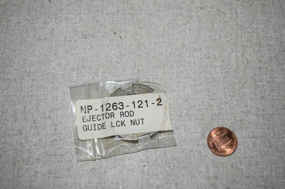 NP-1263-121-2 Ejector Rod Guide Lock Nut Screw Machine Part