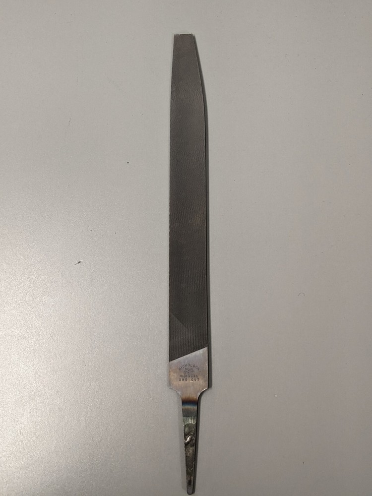 NICHOLSON 10" AMERICAN PATTERN KNIFE SECOND CUT FILE 07023 USA