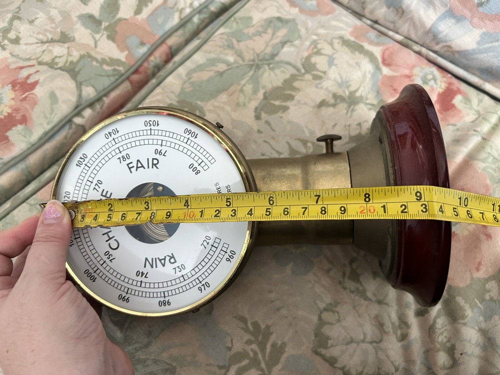 Brass Barometer