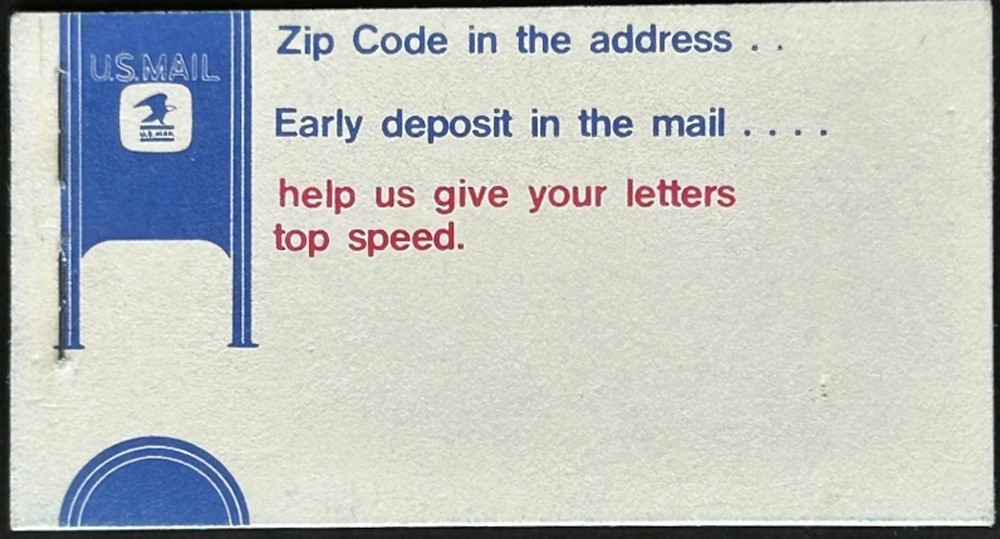 BK124, Miscut and Inverted Pane In Complete Booklet Error * Stuart Katz