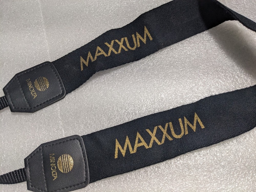 Minolta Maxxum Black Adjustable Camera Strap