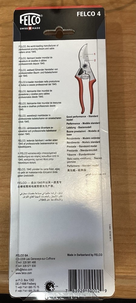 New Felco 4 Pruning Shears