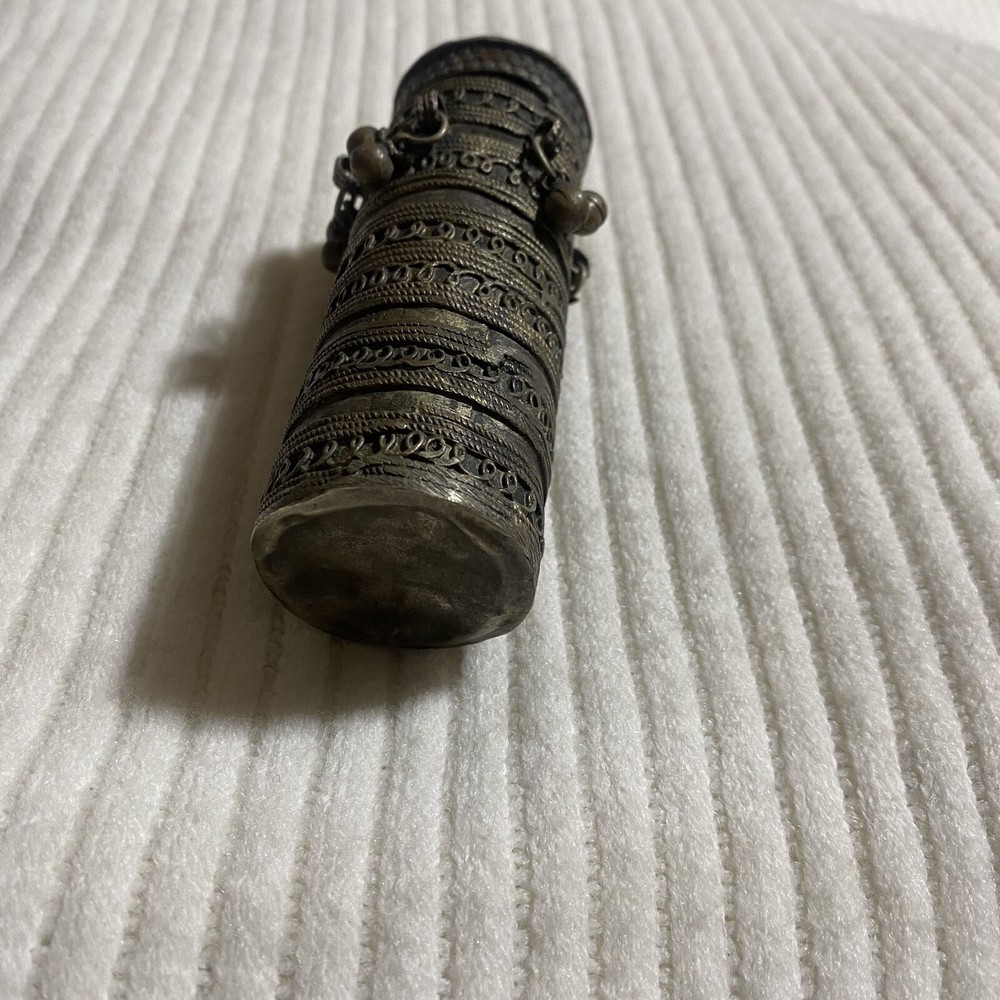 Antique handmade Silver Bottle