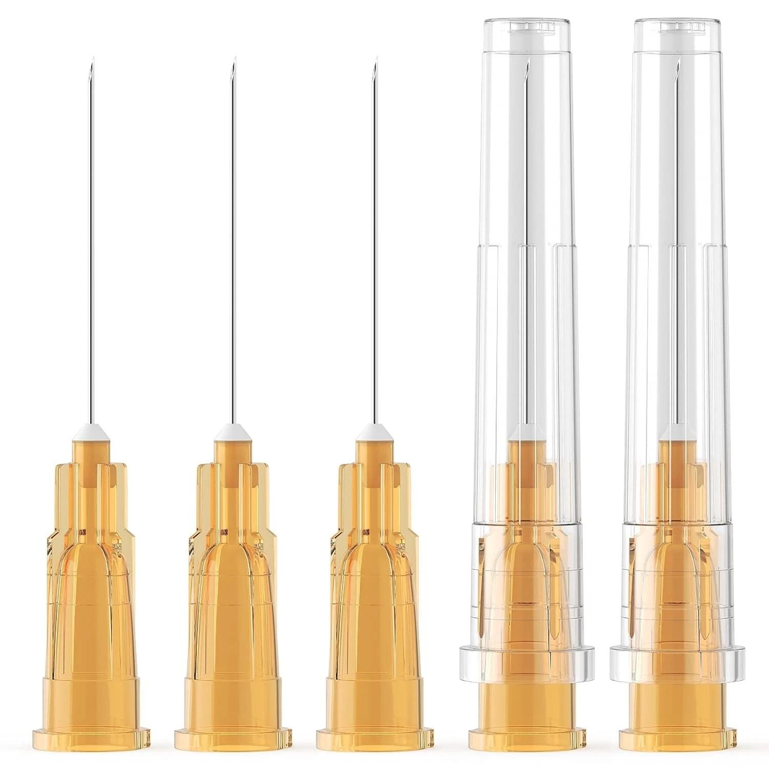 100pcs 25g Needles 25gauge 1inch/25mm Sterile Disposable Injection Needles Dispe