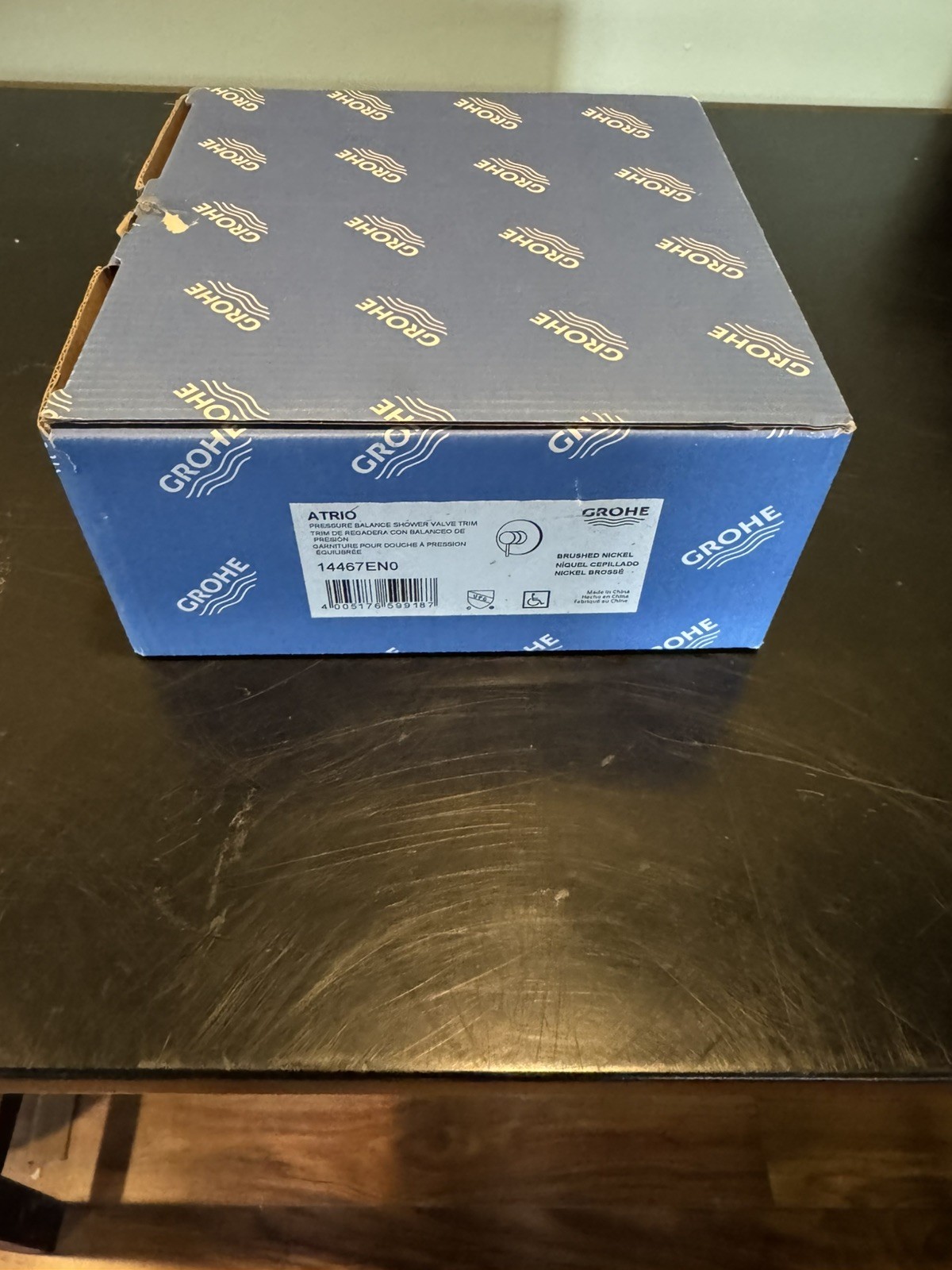 GROHE ESSENCE Pressure Balance Valve Trim with Cartridge 14472EN0 Nickel N.I.B.