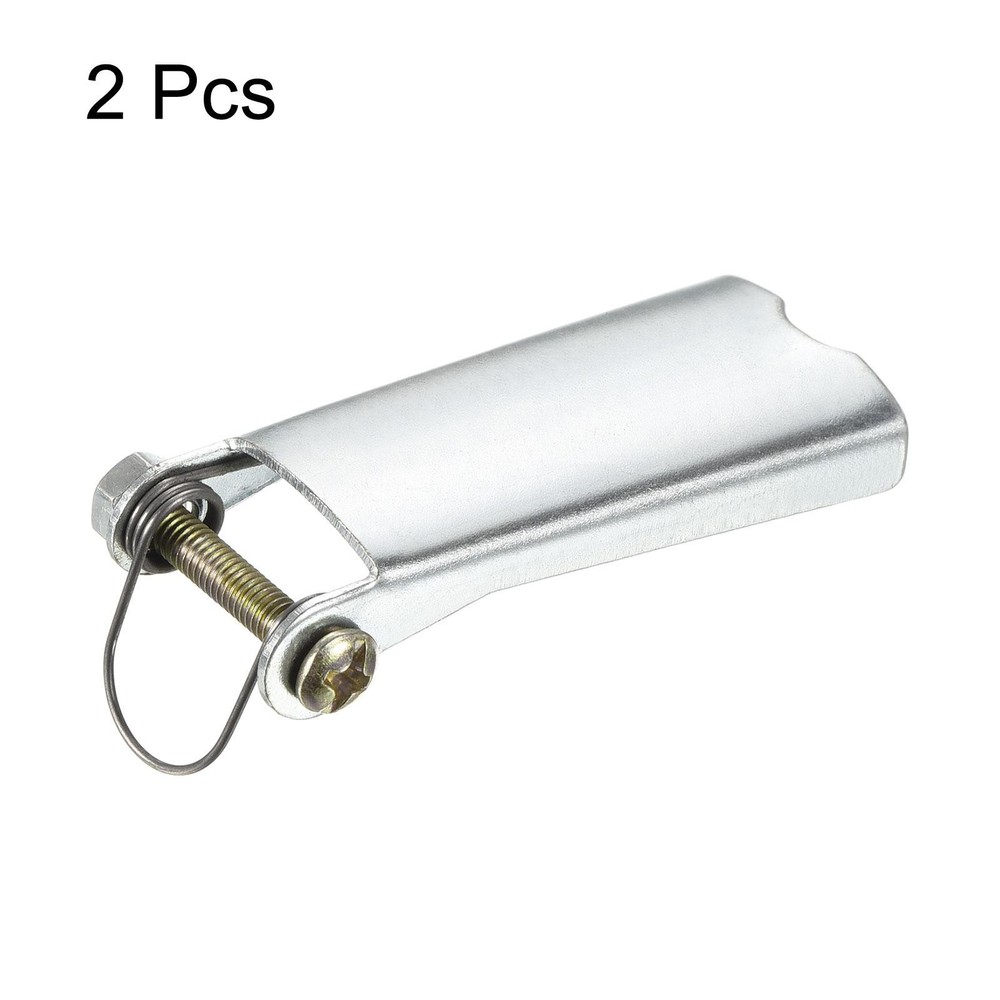 2pcs 2.2" Replacement Hooks Latch Metal Receiver Hitch for Trailer Silver