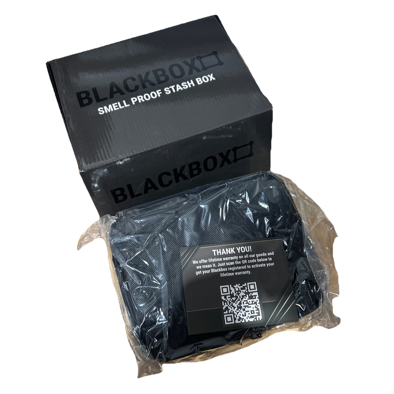 BLACKBOX Smell Proof Stash Box BY Kulbi. Lockable Storage Container Compartments