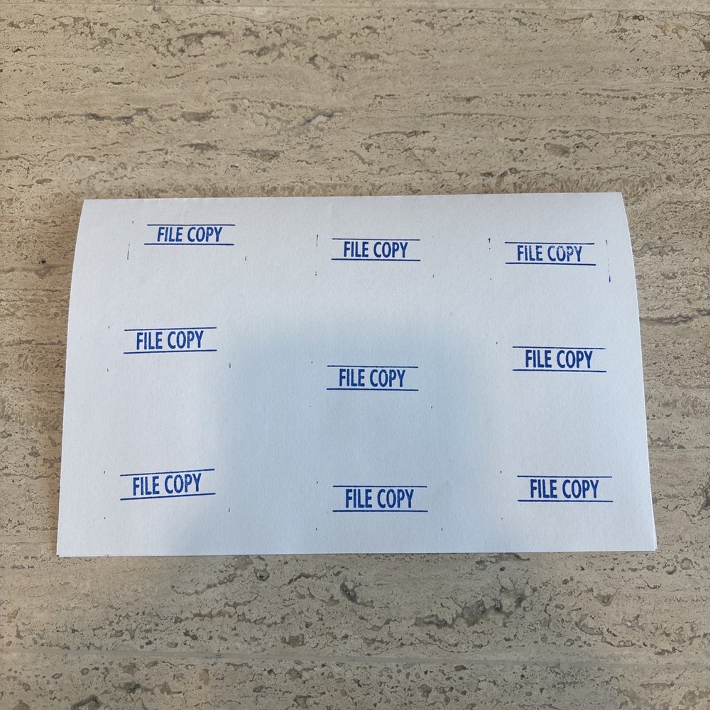 Blue “FILE COPY” Self-Inking Stamp