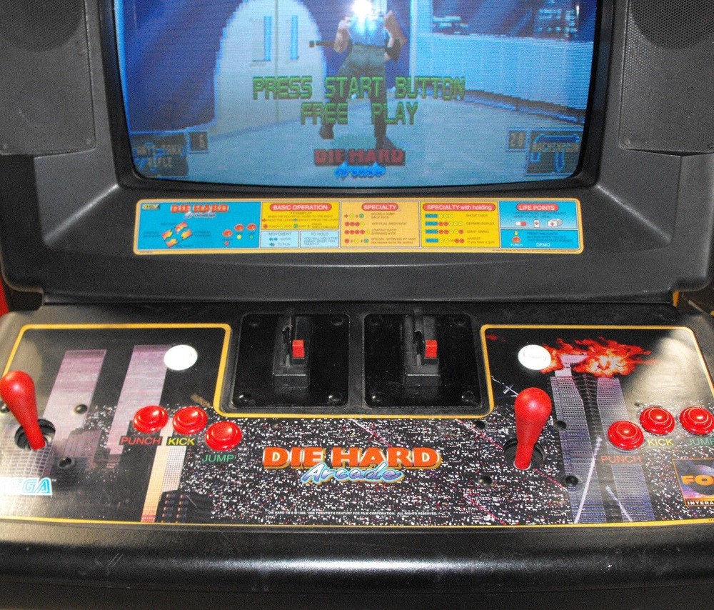 DIE HARD ARCADE by SEGA 1996 (Excellent Condition)