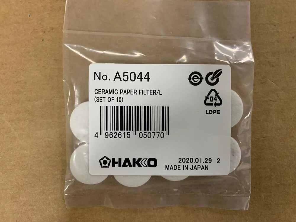 1set=10pcs For HAKKO Ceramic Paper Filter A5044 Replacement to A1033