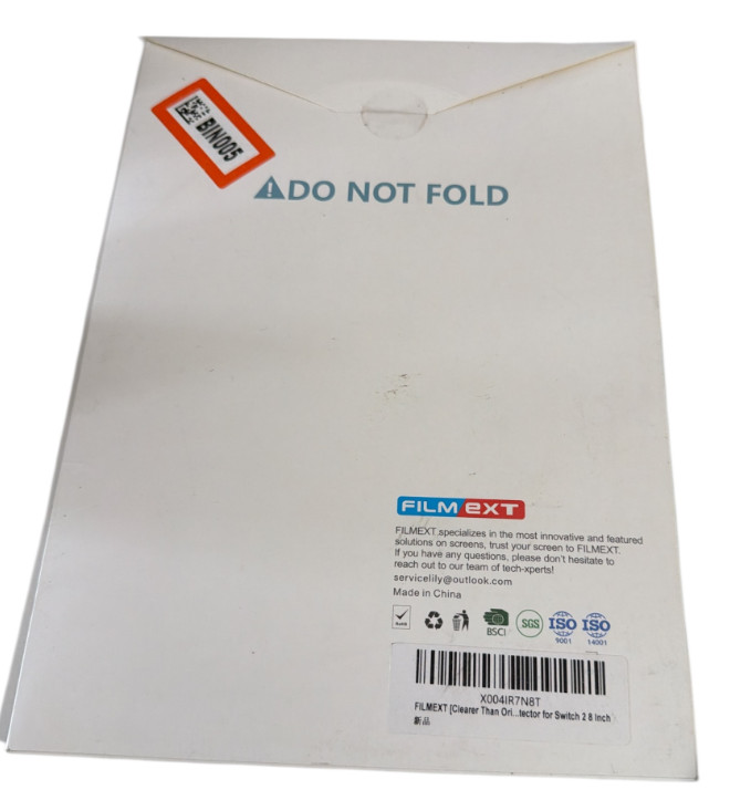 FILMEXT Premium Screen Protector Clear for Nintendo Switch 2.8"