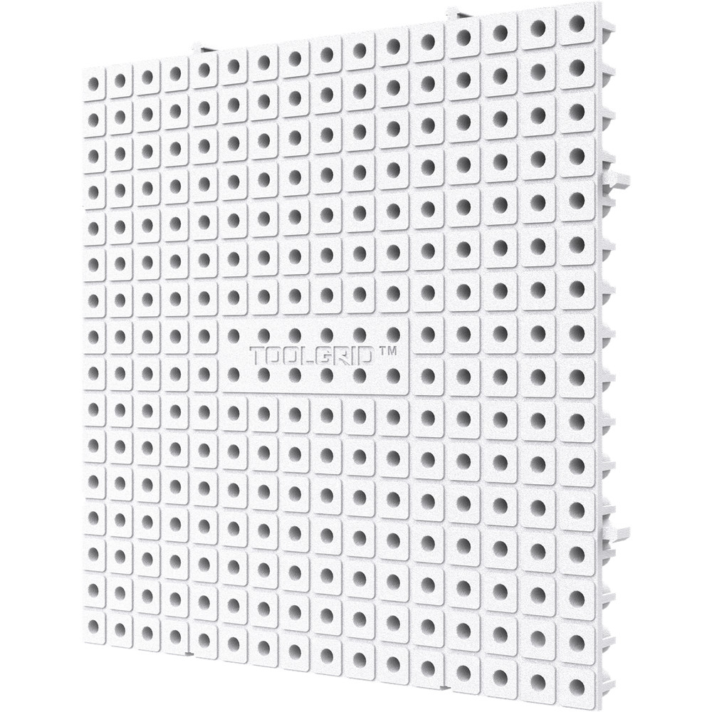 Toolgrid TGB-6X6 Modular Board 16pc Pack - White