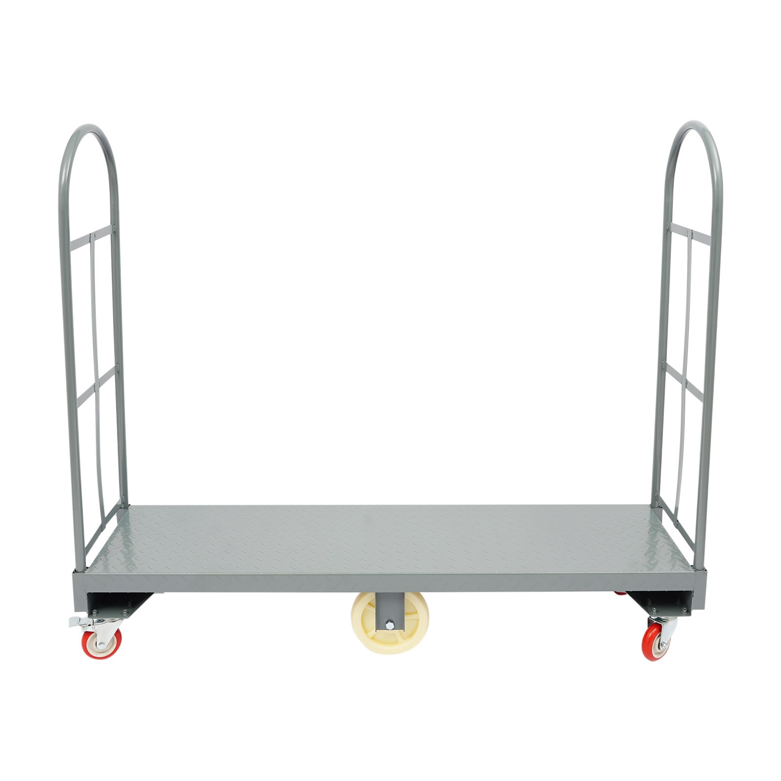 60.5*15.7*52.2in H U-Boat Cart, 2000LBS Capacity U-Boat Platform Truck Dolly