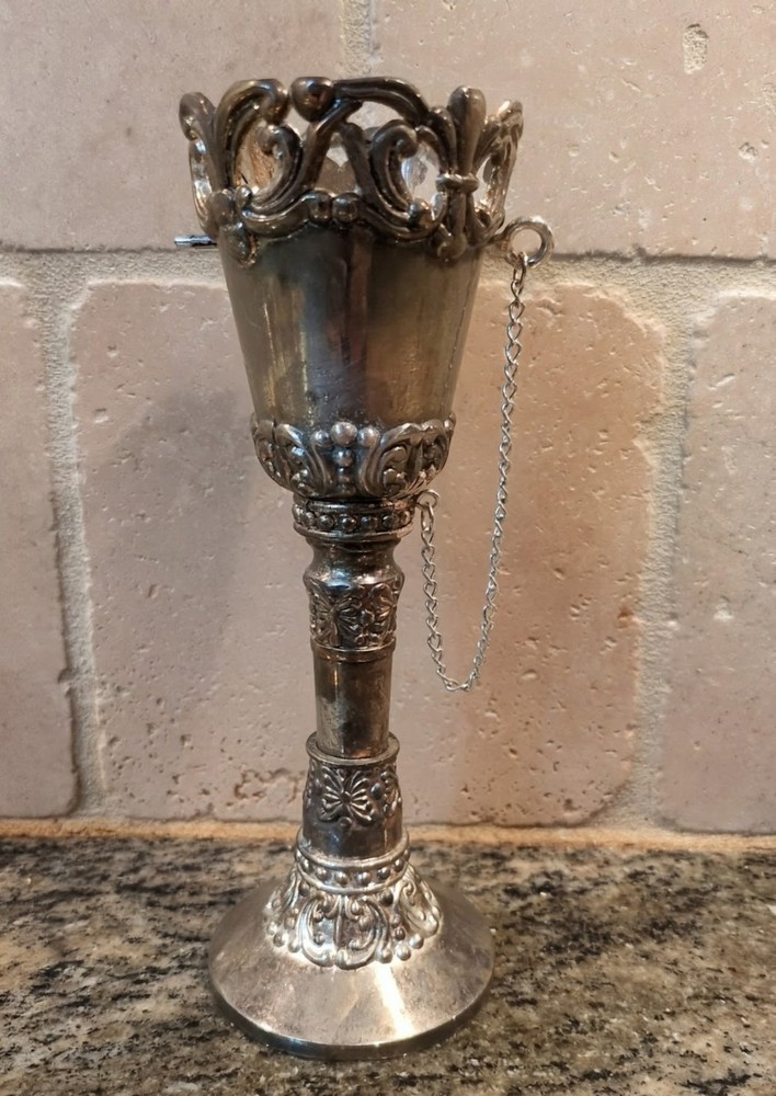 Wilton Bouquet Holder Flowers Wedding Silver Plated Or Candle Stand