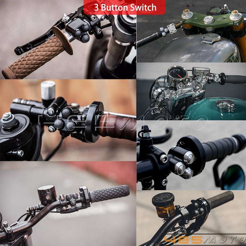 Motorcycle Handlebar Switch Button Momentary Button For Harley XL Softail Dyna