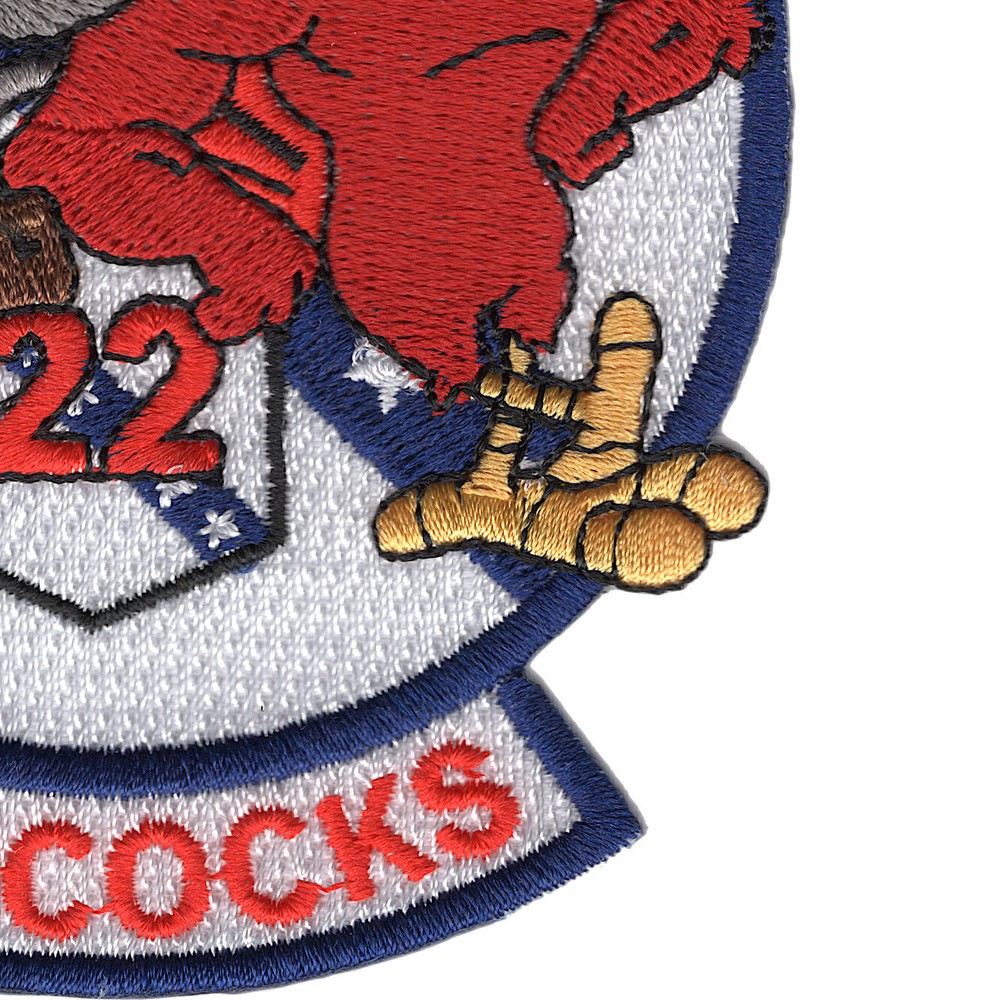 VFA-22 Fighting Redcocks Patch - Rhino Strike Fighter Squadron