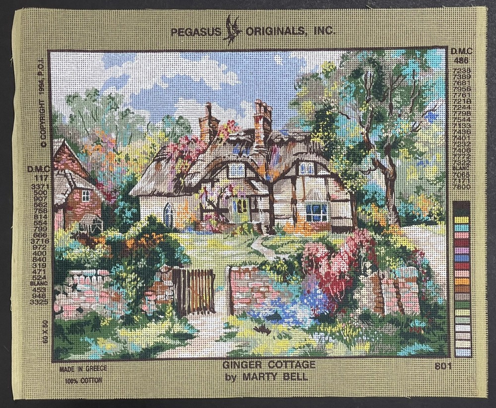Ginger Cottage Needlepoint Canvas
